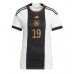 Maillot de foot Allemagne Leroy Sane #19 Domicile vêtements Femmes Monde 2022 Manches Courtes